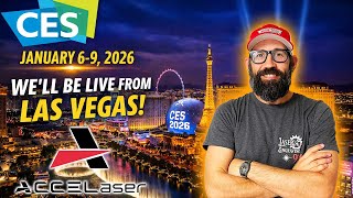 Accelaser Booth Live CES - Laser Engraving 911-