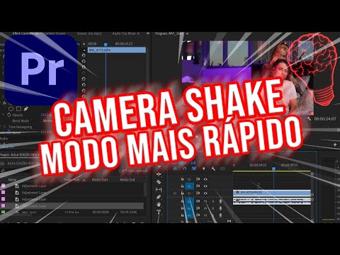Efeito CAMERA SHAKE no Premiere Pro, MUITO FÁCIL! (Efeito de Impacto, Grave, Tremida).