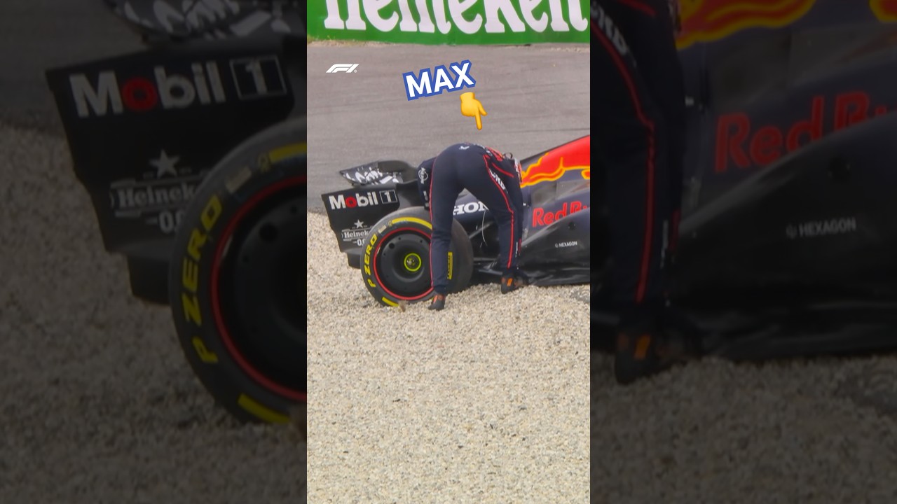 Max Verstappen Digs Out His Own Car 🪏