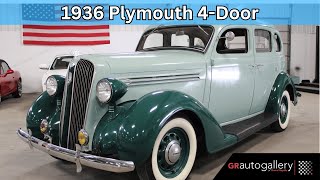 Video Thumbnail for 1936 Plymouth Deluxe