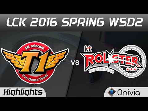 SKT vs KT Game 1 Highlights LCK Champions 2016 Spring W5D2 SK Telecom vs KT Rollster