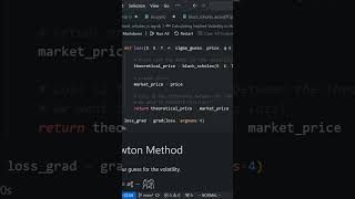 Implied Volatility with Autodiff and Python #optionstrading #algorithmictrading #ml #ai #crypto