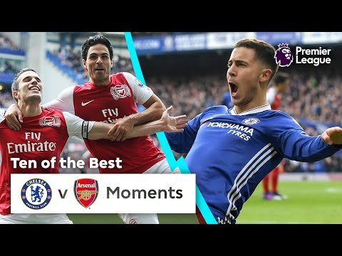 10 UNFORGETTABLE Chelsea vs Arsenal moments ft. Mikel Arteta & Eden Hazard
