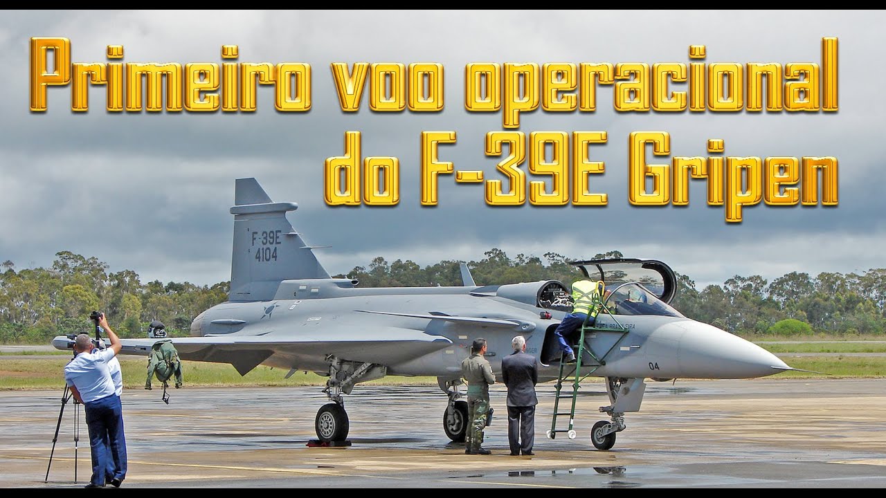 Primeiro voo operacional do caça F-39E Gripen