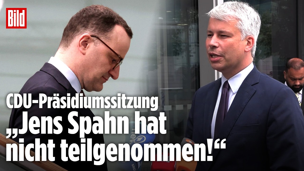 Steffen Bilger zur ersten CDU-Präsidiumssitzung seit dem Spahn-Aus: „Die Stimmung ist angespannt!“