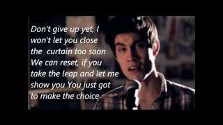 Start again - Sam tsui lyrics