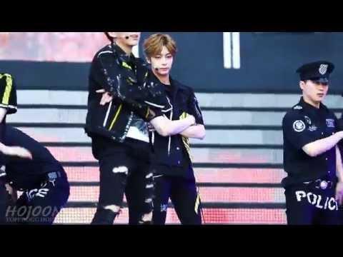 Fancam/직캠♡150523 드림콘서트 Dream Concert MONSTA X(몬스타엑스) Trespass(무단침입) 형원 HYUNGWON Ver
