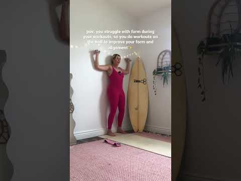 pov: you tried Wall Pilates #pilates #workout #shorts #gym #girl #viral #pov
