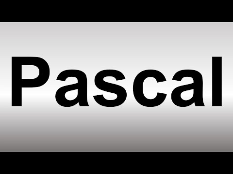 How to Pronounce Pascal