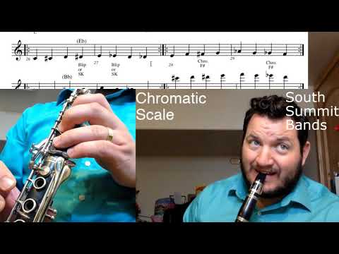 Chromatic Scale for Clarinet