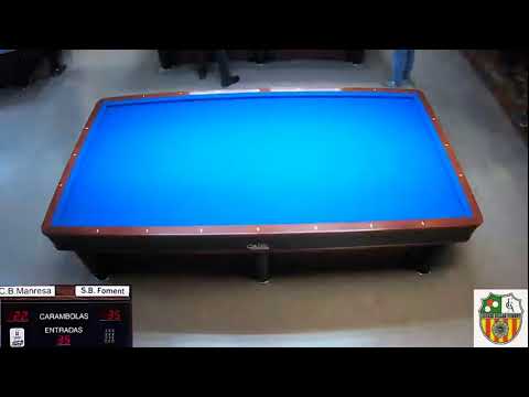 LLIGA CATALANA 3 BANDES 2ª. DIV  -  S.B. FOMENT MOLINS B  vs  C.B. MANRESA A