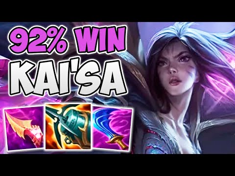 THIS KAI'SA PLAYER IS GOING FOR RANK 1 IN SEASON 12 WITH 92% WIN RATE! - League of Legends