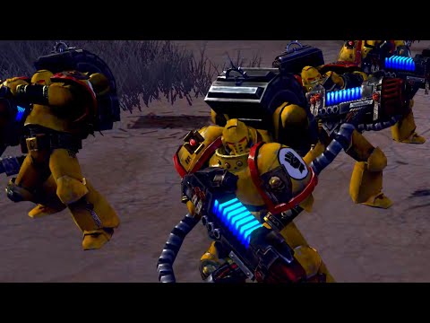 Astartes Mod 2021: Steel Legion & Imperial Fists vs Black Legion & Word Bearers - DOW 2: Retribution