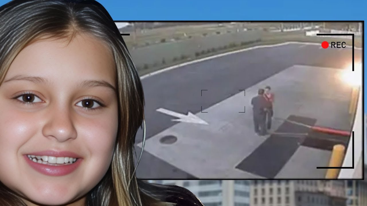 Uma câmera captou um homem falando com ela. Foi a última imagem dela.