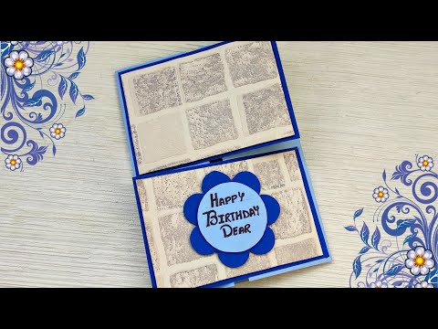 How to make Beautiful Birthday card | Handmade birthday card idea | Tutorial