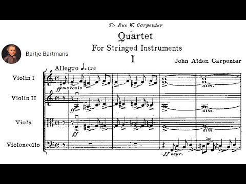 John Alden Carpenter - String Quartet (1927)