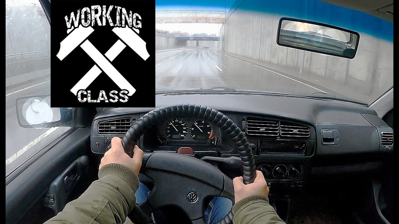 VW Golf 3 1.9 TDI 90 HP 1Z | POV Rainy Test Drive