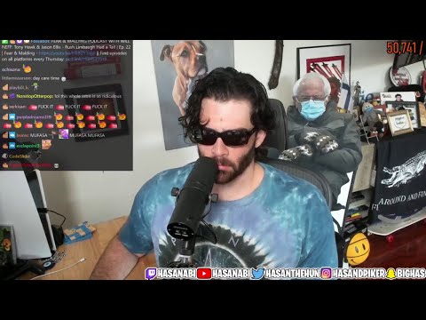 1/2 HasanAbi October 8, 2021 – OAN funded by AT&T?, Jonah Furman joins/Union talk, More House Drama