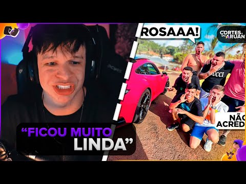 ARUAN REAGE: MEUS AMIGOS NÃO ACREDITARAM QUANDO VIU A MINHA PORSCHE ROSA ! (LEO DA HORNET)