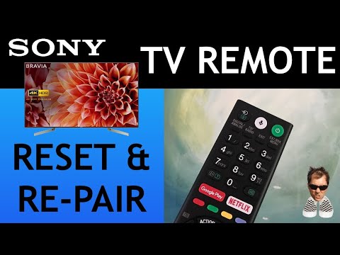 SONY TV Voice remote Reset / Re-pair FIX Bravia Android TV