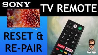 SONY TV Voice remote Reset / Re-pair FIX Bravia Android TV