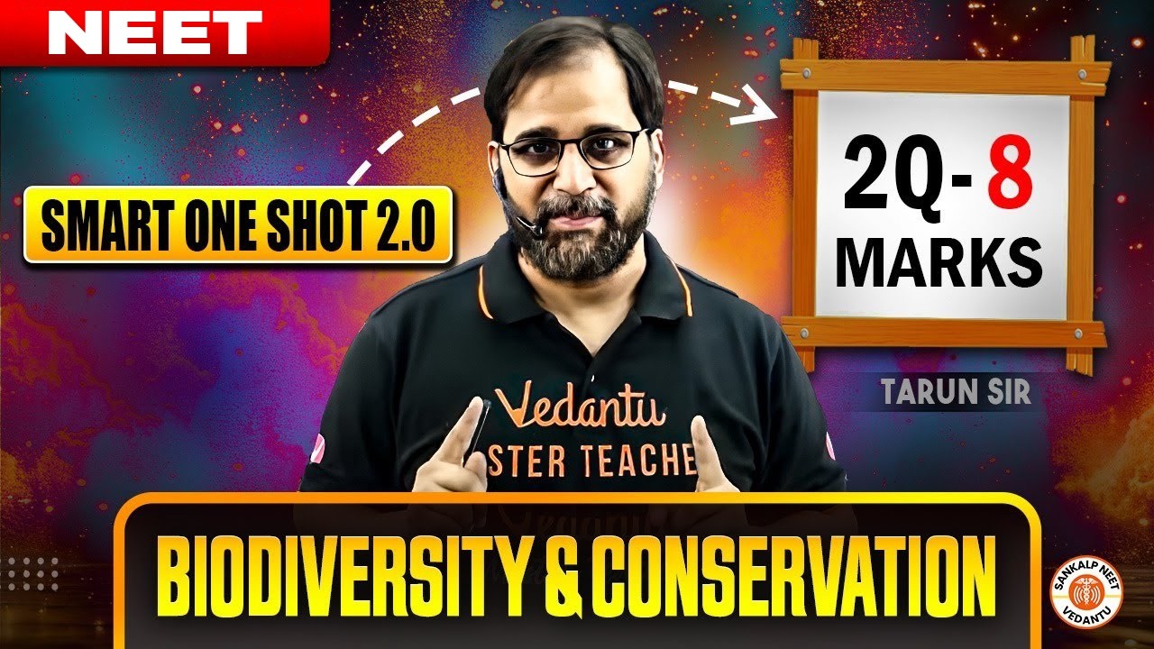 BIODIVERSITY AND CONSERVATION CLASS 12 SMART ONE SHOT | NEET 2025 BOTANY REVISION | BY TARUN SIR