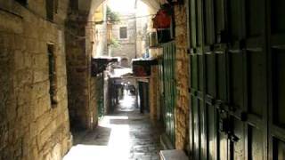 Jerusalem - Walking down Via Dolorosa