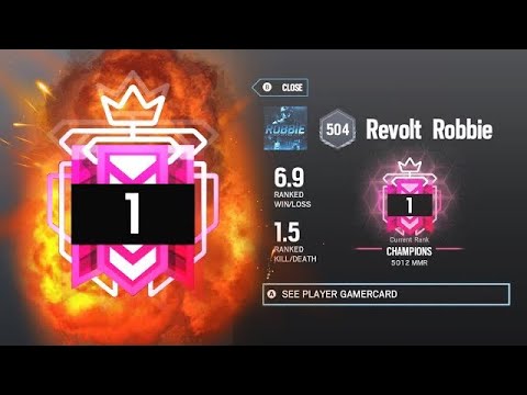 Champion *BEST* NO Recoil Player PS4/XBOX - Rainbow Six Siege Console Shadow Legacy