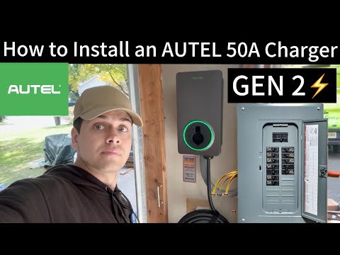 HOW TO INSTALL AN AUTEL GEN 2 EV CHARGER IN LESS THAN 10 MINUTES!
