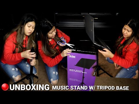 On-Stage SM7211B Conductor Sheet Music Stand with Tripod Folding Base image 6