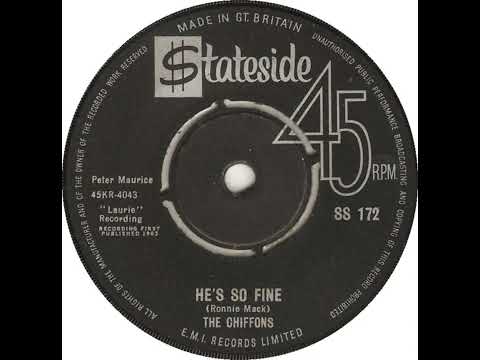 UK New Entry 1963 (79) The Chiffons - He's So Fine