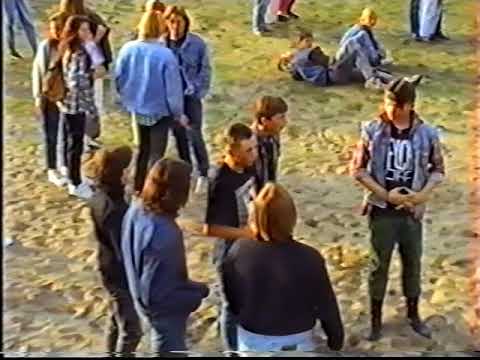 Dni Głowna 1992 Lot nad miastem helikopterem cz 1.