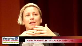 Abby Wambach talks iconic kiss with wife Sarah Huffman