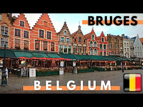Europes Most Beautiful Places To Visit | Bruges Belgium Walking Tour | 4K UHD 60FPS |20 JANUARY 2022