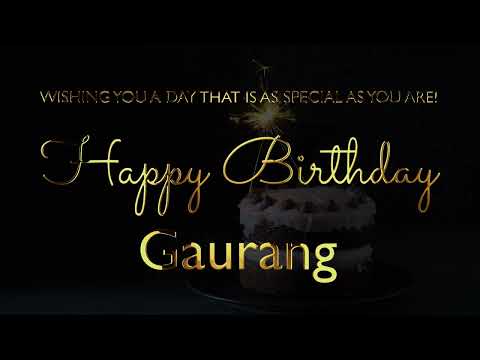 Happy Birthday Gaurang