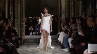 Asia Argento on the runway for the Antonio Grimaldi HC Fashion Show in Paris
