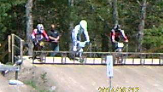 preview picture of video 'Woodland BMX - 5/17/14 -   moto 23 - main event 17-18 expert'