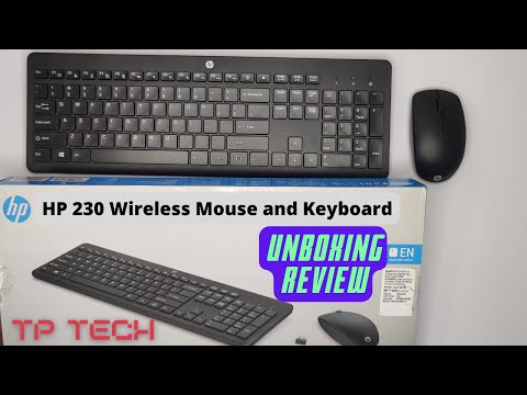 Hewlett Packard (HP) HP 230 Wireless Pelė Klaviatūra Combo - Juodas - US ENG video