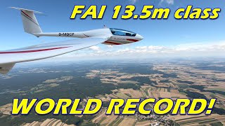 Glider World Record Flight in the FAI 13.5m class 2020!