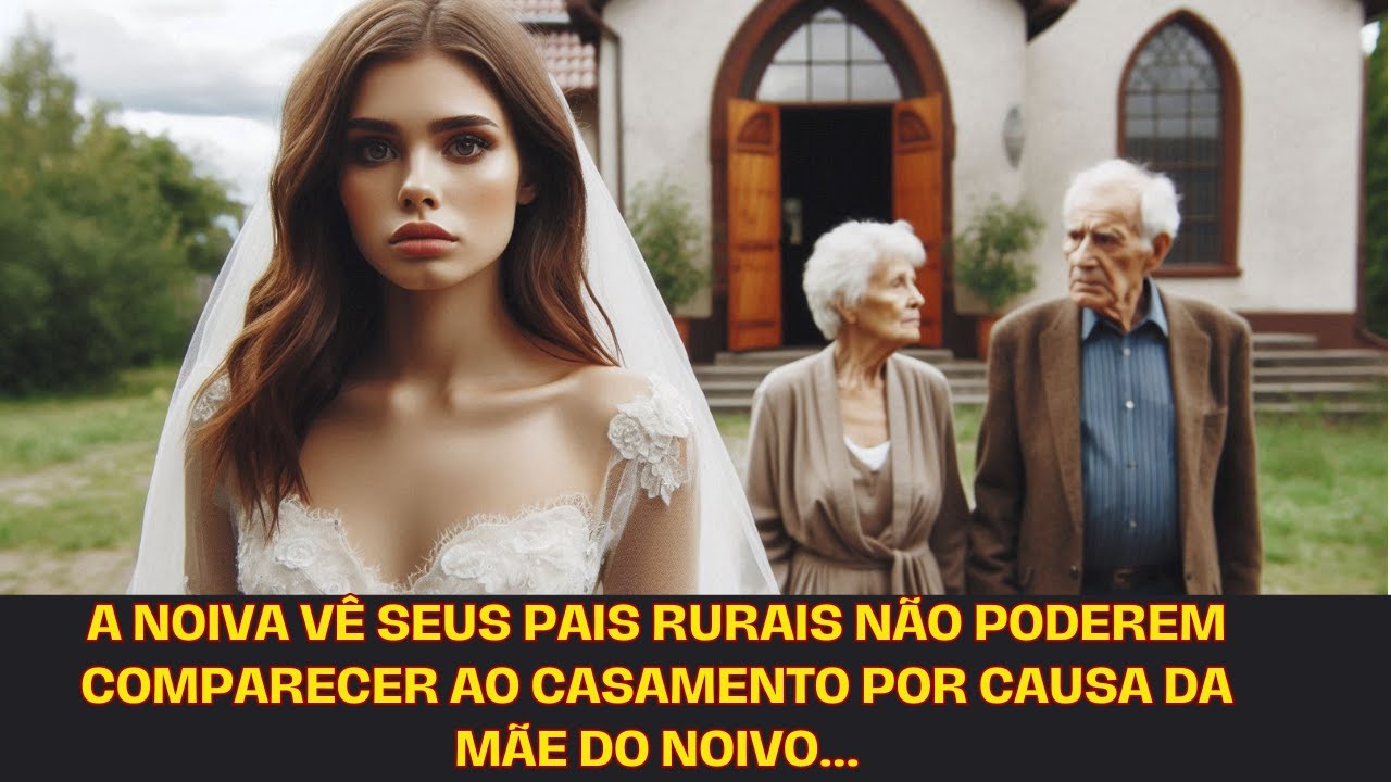 A noiva vê seus pais rurais não poderem comparecer ao casamento por causa da mãe do noivo...