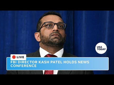 FBI Director Kash Patel holds news conference