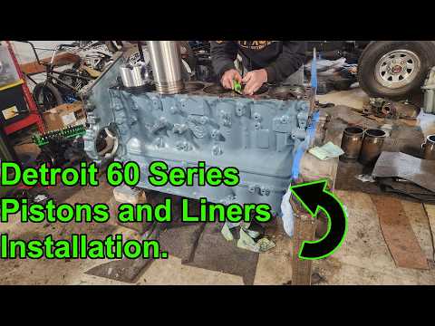 How To Install Detroit 60 Series Pistons and Liners.