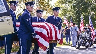 The burial of Vietnam MIA Major Louis Fulda Guillermin on 10/5/2013
