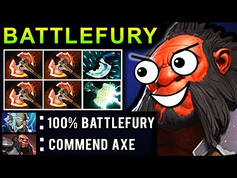 OMG BATTLEFURY AXE DOTA 2 PATCH 7.07 NEW META PRO GAMEPLAY