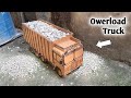 Owerload Truck 12 Wheeler With Cardboard At Homemade Mr Experiment