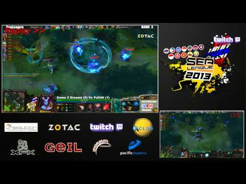 Dota2 Sea League Loser Bracket Fulltilt Vs Ledion Dreamz Game2 27/01/2013