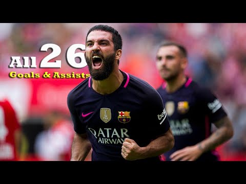 Arda Turan All Goals & Assists For Barcelona (2015-2017) HD
