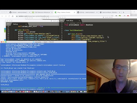 Seleniumbase Test Automation Framework Tutorial