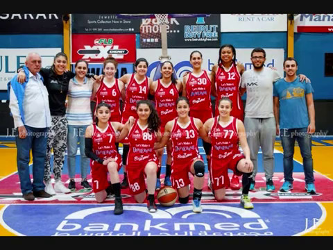 Al Riyadi - Chabibeh Club: Lebanon women basketball final four, Florencia Palacios