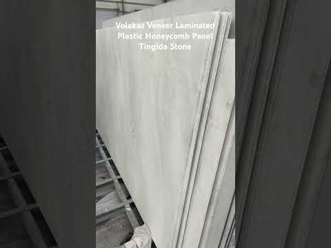 Volakas White With Plastic Honeycomb to USA#thinstone#stonehoneycomb#thinpanel#volakas#stoneveneer